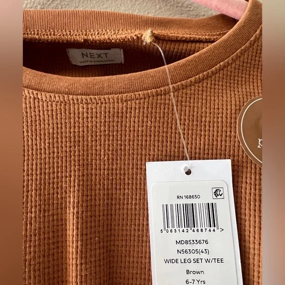 NWT NEXT 2PC matching SET KIDS Size 6/7 - Picture 3 of 6